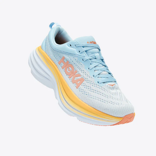Hoka Bondi 8 Sneakers blå/gul