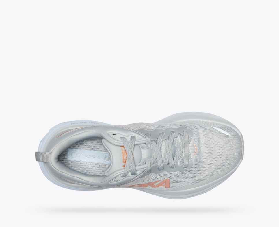 Hoka Bondi 8 Sneakers Lys grå